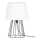 Spot-Light - Namizna svetilka MANGOO 1xE27/40W/230V bela/črna