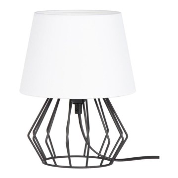Spot-Light - Namizna svetilka MANGOO 1xE27/40W/230V bela/črna