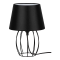 Spot-Light - Namizna svetilka MANGOO 1xE27/40W/230V črna
