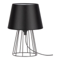 Spot-Light - Namizna svetilka MANGOO 1xE27/40W/230V črna