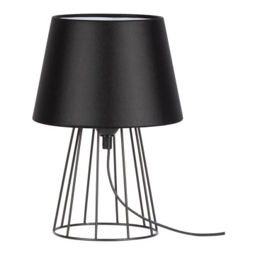 Spot-Light - Namizna svetilka MANGOO 1xE27/40W/230V črna