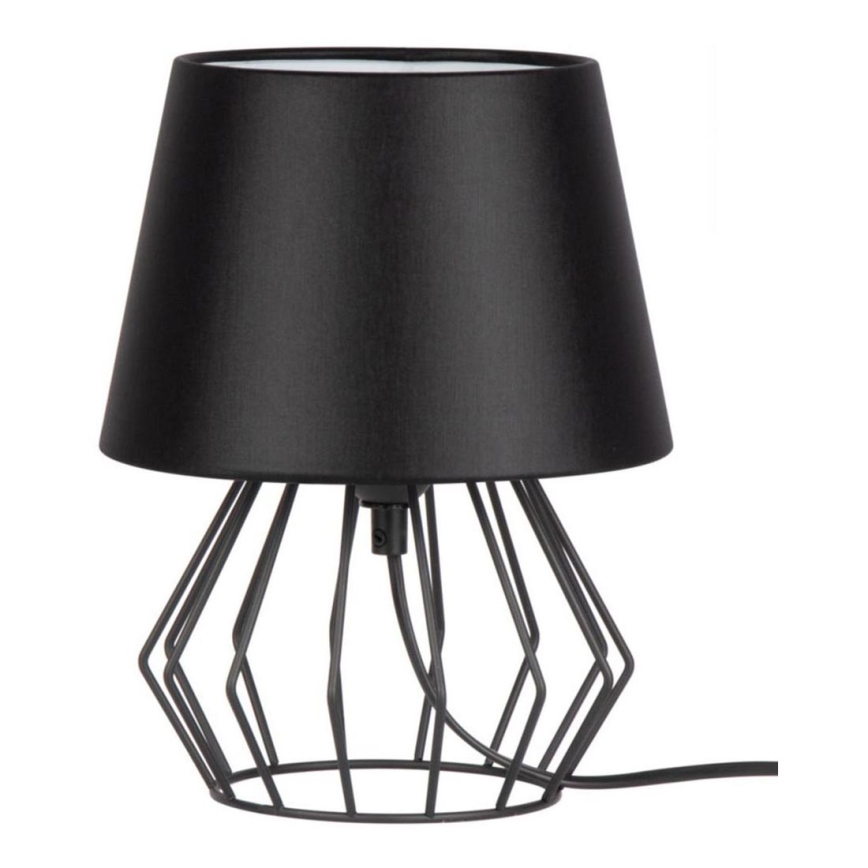 Spot-Light - Namizna svetilka MANGOO 1xE27/40W/230V črna