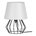 Spot-Light - Namizna svetilka MANGOO 1xE27/40W/230V siva/črna