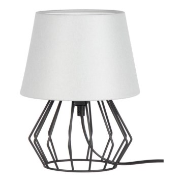 Spot-Light - Namizna svetilka MANGOO 1xE27/40W/230V siva/črna