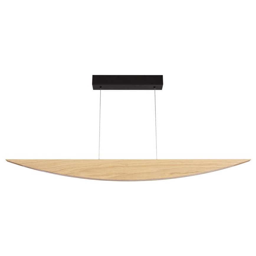 LED Zatemnitveni lestenec na vrvici DUBAI LED/14W/230V hrast – FSC certifikat
