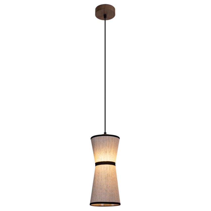 Lestenec na vrvici AMIGO 1xE27/25W/230V hrast – FSC certifikat