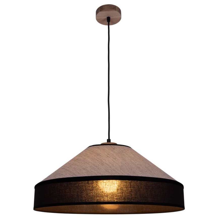 Lestenec na vrvici AMIGO 1xE27/60W/230V hrast – FSC certifikat