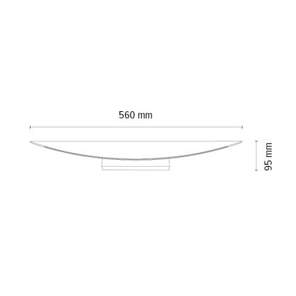 LED Zatemnitvena stenska svetilka DUBAI LED/6,5W/230V hrast – FSC certifikat