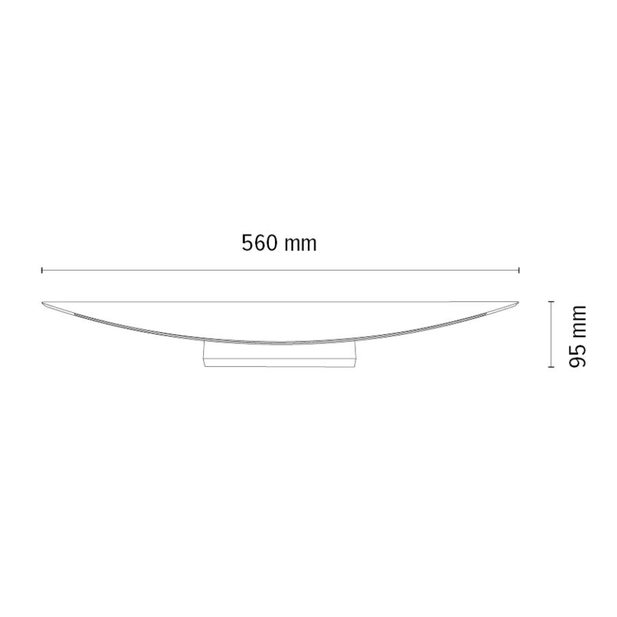 LED Zatemnitvena stenska svetilka DUBAI LED/6,5W/230V hrast – FSC certifikat
