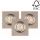 Spot-Svetilka 2515336 - SET 3x LED Viseča svetilka VITAR 1xGU10/5W/230V beton