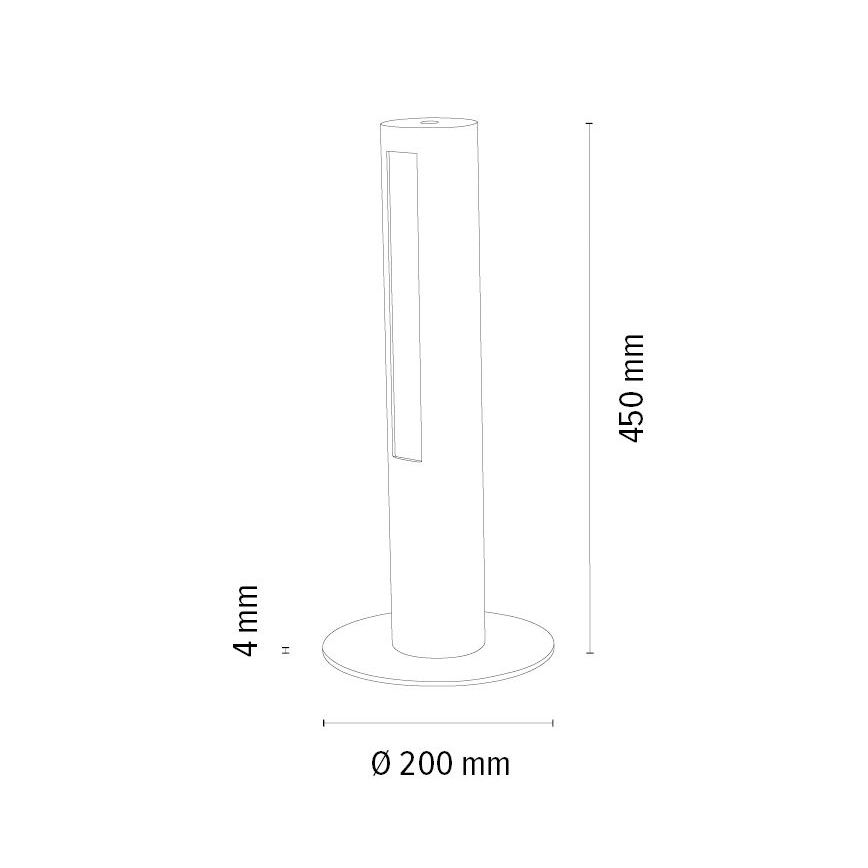 LED Zatemnitvena namizna svetilka CONOR LED/9W/230V hrast – FSC certifikat