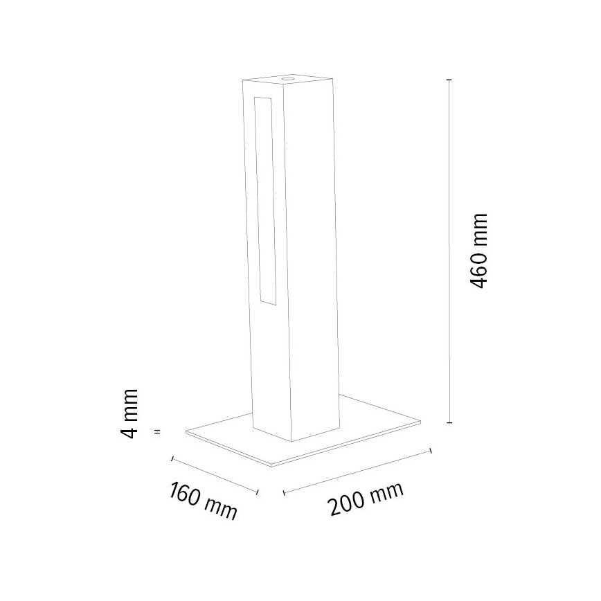 LED Zatemnitvena namizna svetilka LEON LED/9W/230V hrast – FSC certifikat