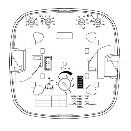 Steinel 002770 - Detektor prisotnosti IR Quattro HD 24m COM2 bela