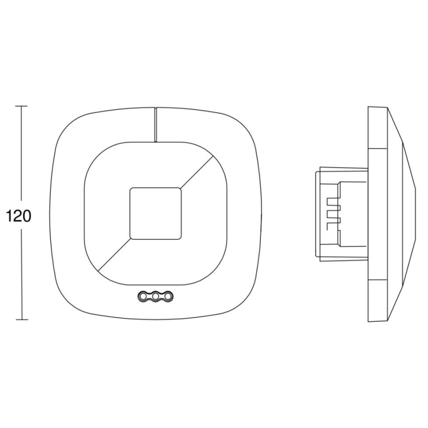 Steinel 002848 - Detektor prisotnosti HF 360 COM2 bela