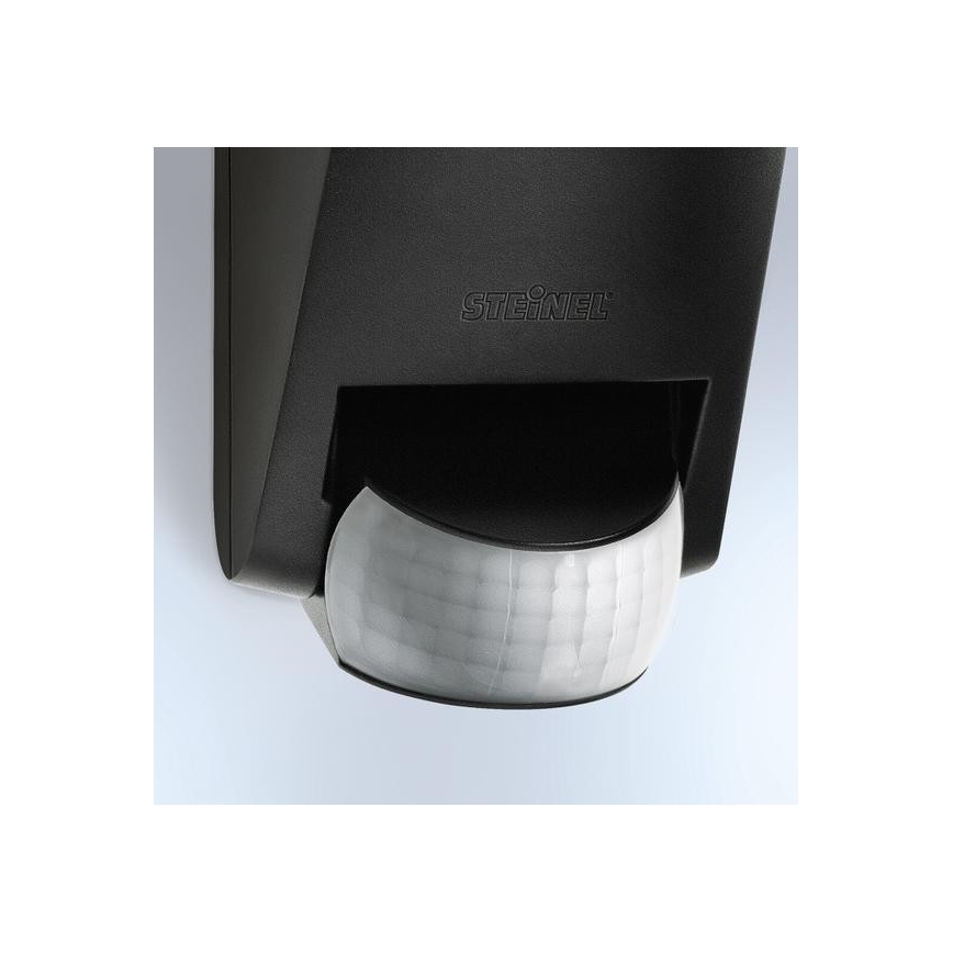 STEINEL 005535 - Zunanja stenska svetilka s senzorjem L585S 1xE27/60W črna IP44