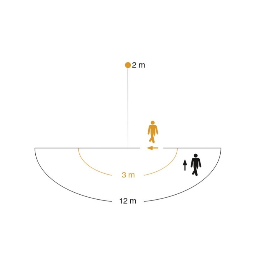 STEINEL 005535 - Zunanja stenska svetilka s senzorjem L585S 1xE27/60W črna IP44