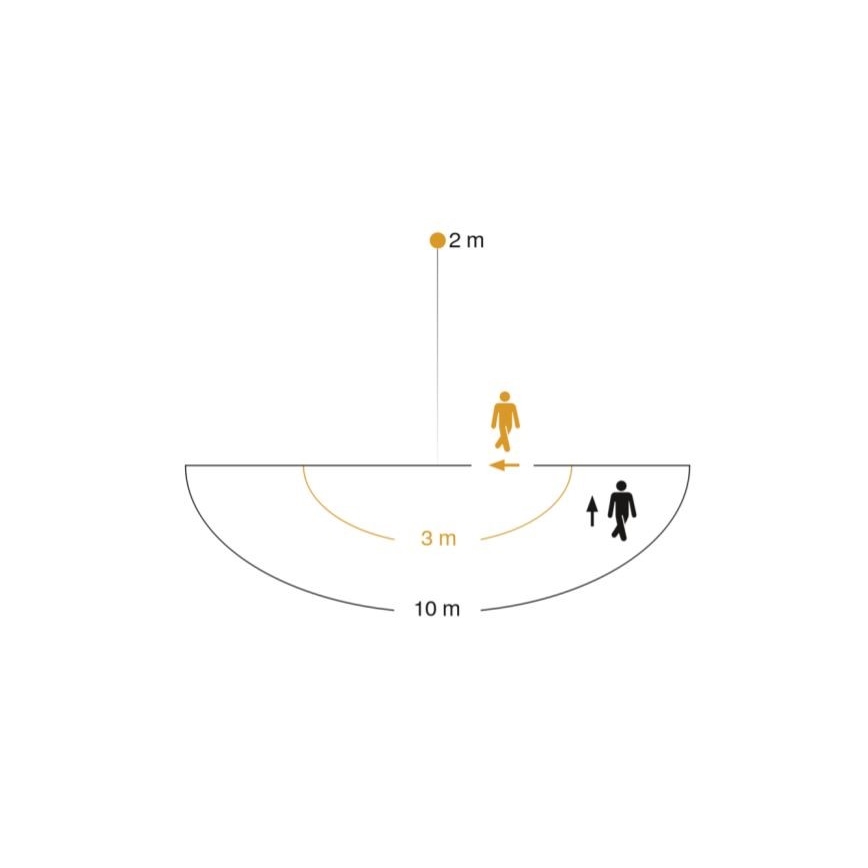 STEINEL 005917 - Zunanja stenska svetilka s senzorjem L585S 1xE27/60W bela IP44