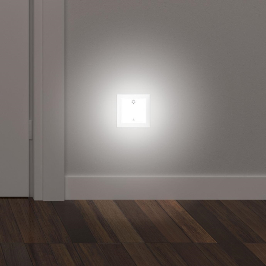 STEINEL 006501 - LED Nočna svetilka s stikalom za mrak TURNMELIGHT 0,02W/0,4W