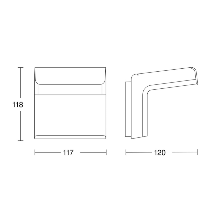 STEINEL 007577 - Zunanji senzor gibanja iHF 3D bel IP54