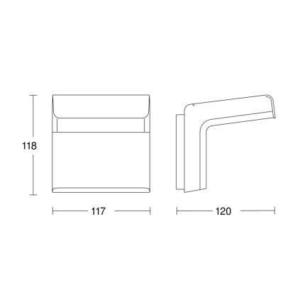 STEINEL 007591 - Zunanji senzor gibanja iHF 3D antracit IP54