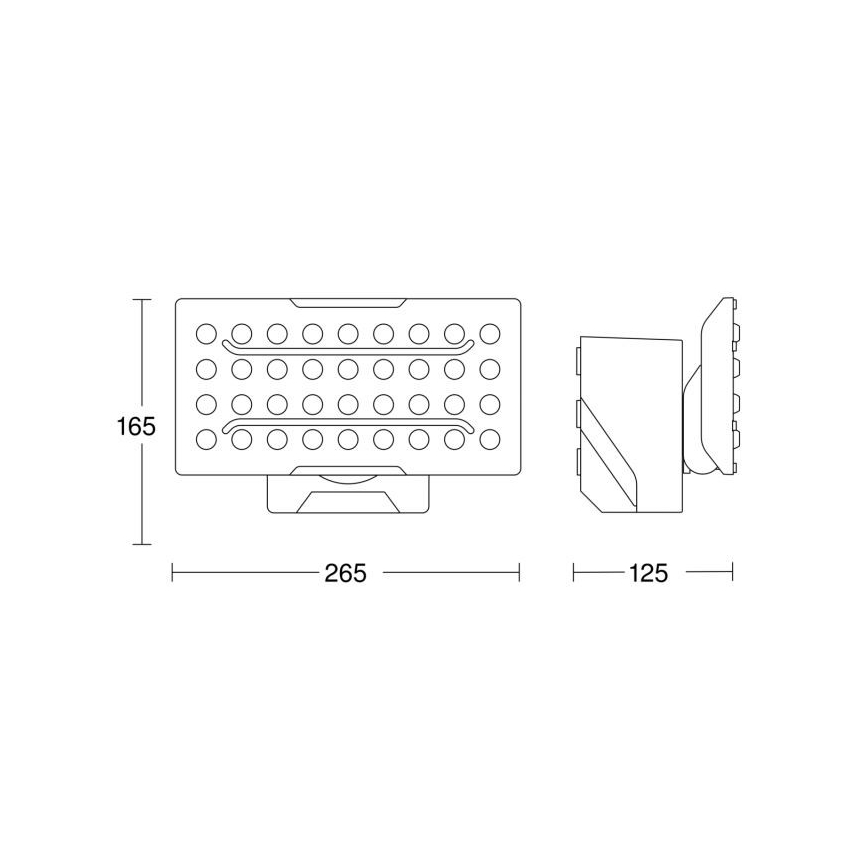 STEINEL 010232 - LED Reflektor XLEDPRO WIDE slave LED/24,8W/230V IP54