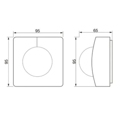 STEINEL 011635 - Zunanji senzor gibanja IS 3360 bel IP54