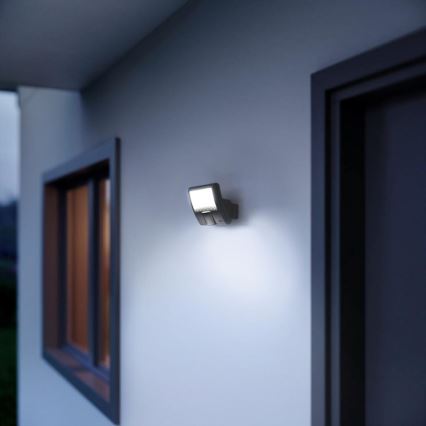 Steinel 012076 - Zunanja stenska svetilka s senzorjem XLED ukrivljena LED/10,5W/230V