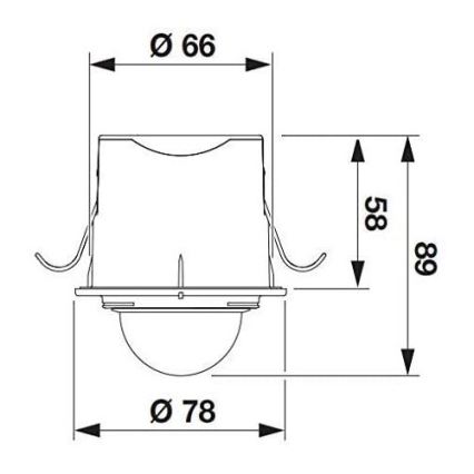 STEINEL 032852 - Zunanji vgradni senzor gibanja IS360-1DE črn IP54