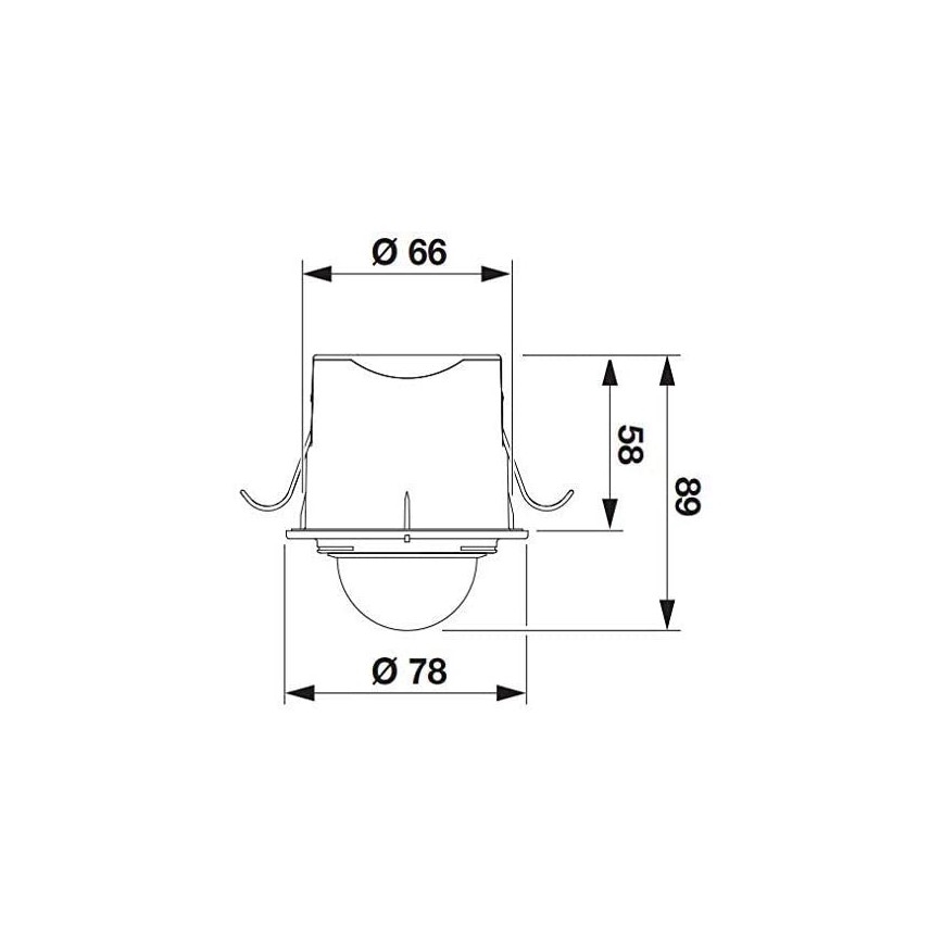 STEINEL 032852 - Zunanji vgradni senzor gibanja IS360-1DE črn IP54