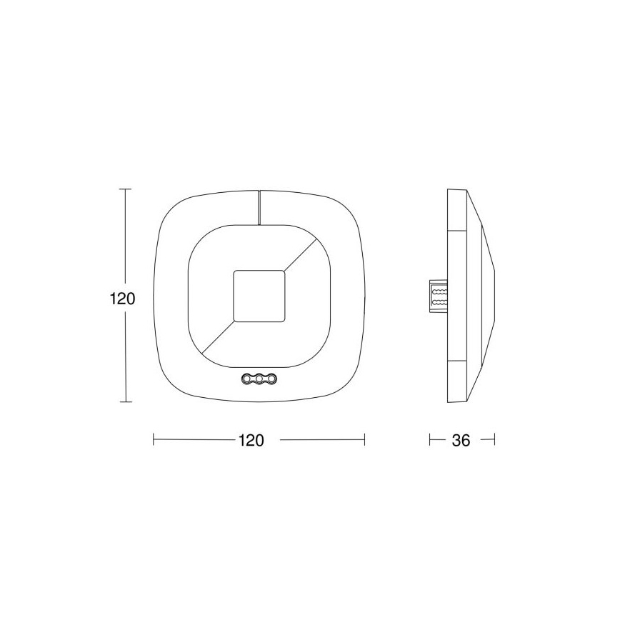 Steinel 033972 - Detektor prisotnosti HF 360 LiveLink bela