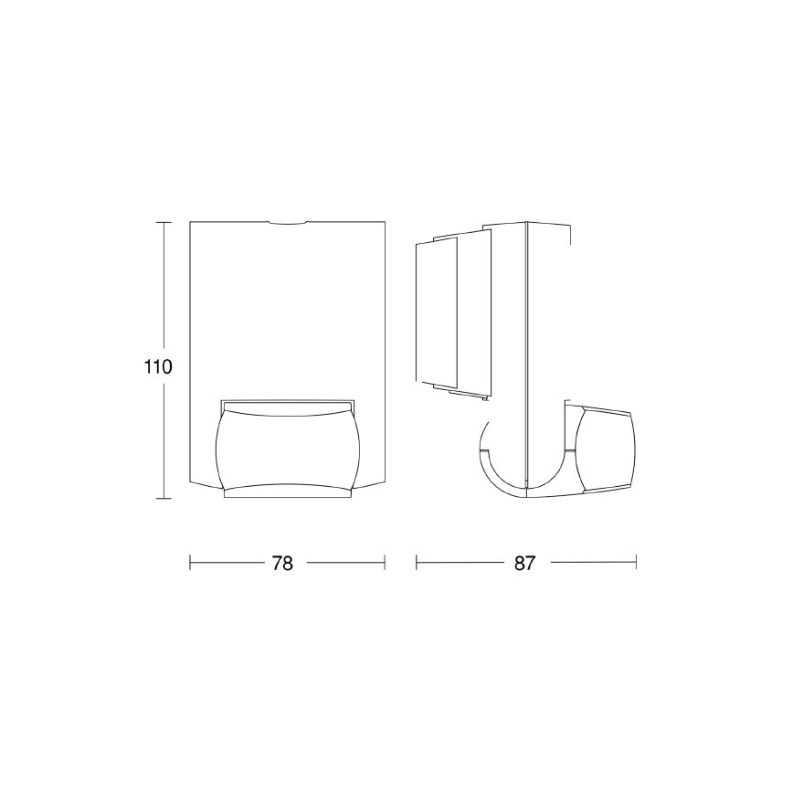 Steinel 035761 - Zunanji infrardeči senzor IS 130-2 antracit IP54