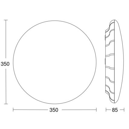 Steinel 035846 - LED Stropna svetilka s senzorjem  RS PRO LED/26W/230V 3000K