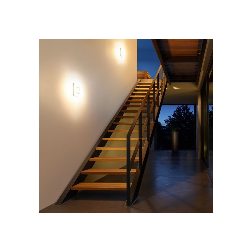 Steinel 052492 - LED Stenska svetilka s senzorjem gibanja RS LED M1 LED/9,5W/230V