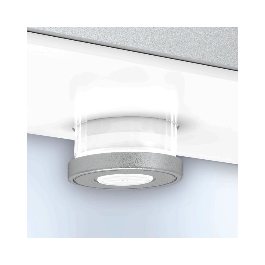 Steinel 052652 - LED Solarna svetilka s senzorjem XSolar SOL-O LED/1,5W 2x2000mAh IP44 srebrna