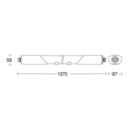 Steinel 052904 - LED Delovna flourescentna luč RS LED/30W/230V IP66 4000K