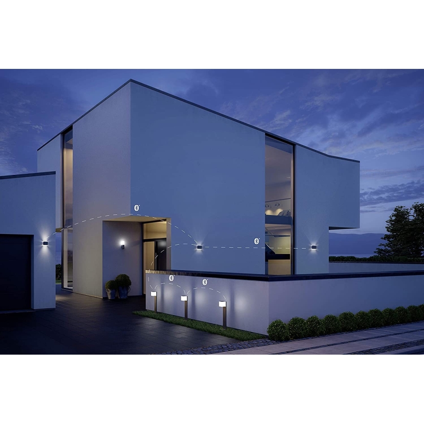 Steinel 055523 - LED Zunanja luč s senzorjem L 835 LED/9,5W/230V IP44 srebrna