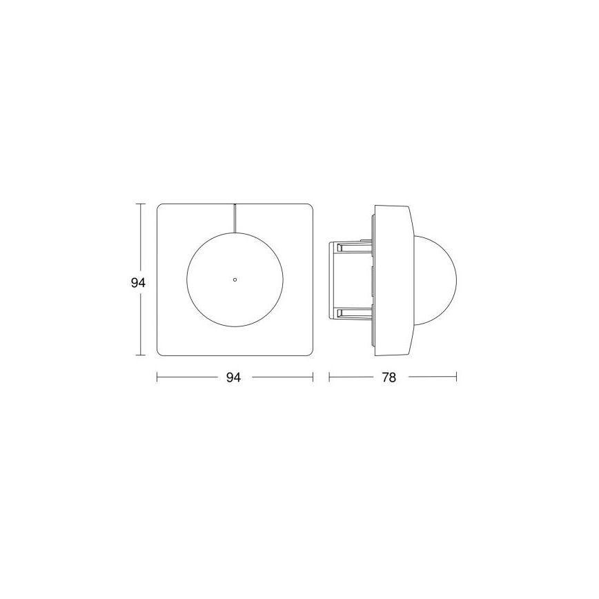 Steinel 055721 - Senzor gibanja IS 3180 COM1 230V bela