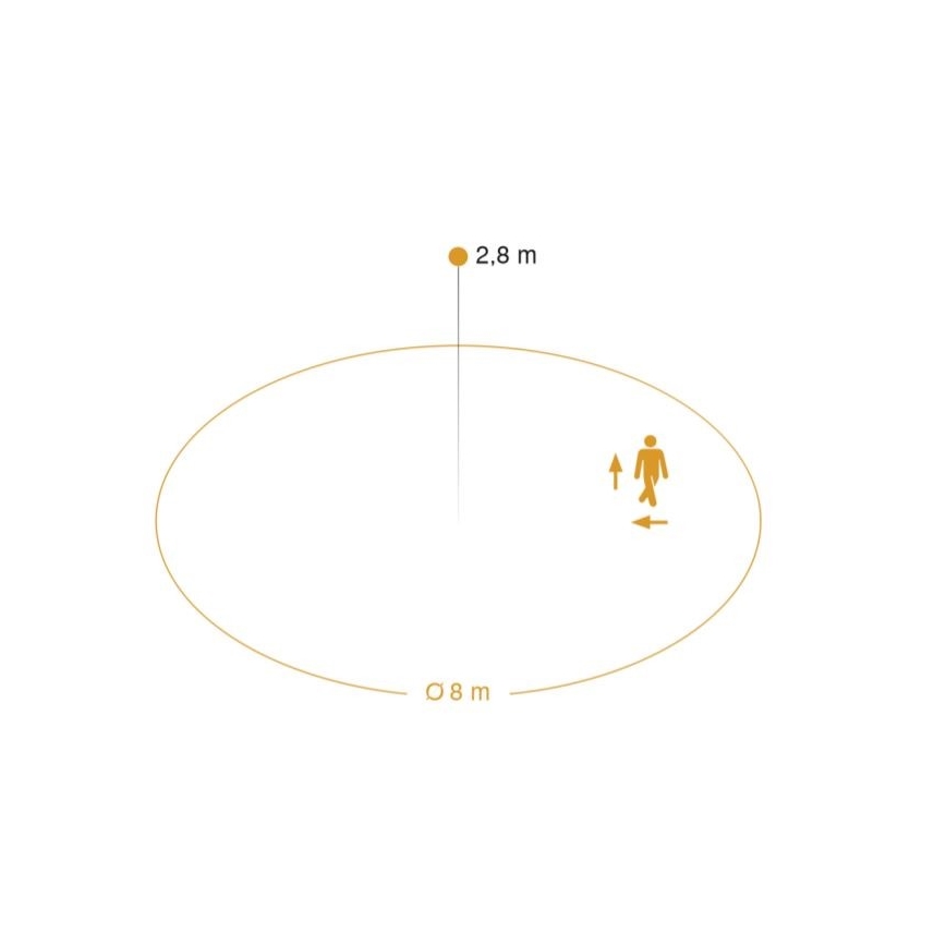 Steinel 056063 - LED Zunanja svetilka s senzorjem RS PRO LED/9,5W/230V IP54