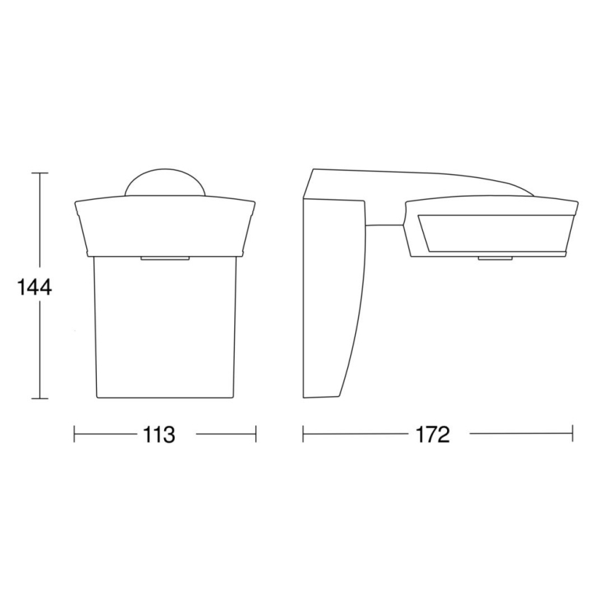 Steinel 056636 - Senzor gibanja SensIQ IP54 antracit + Daljinski upravljalnik