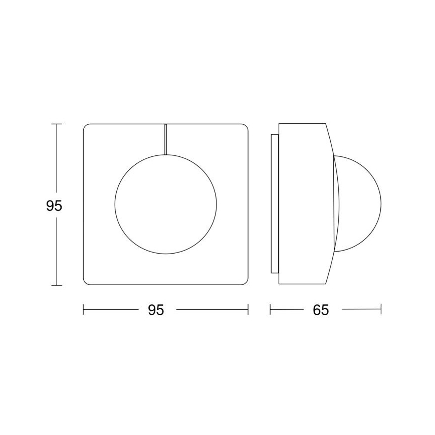 Steinel 057350 - Senzor gibanja IS 3180 DALI-2 IPD IP54 bela
