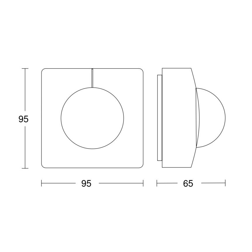 Steinel 057398 - Senzor gibanja IS 345 MX Highbay DALI-2 IP54 bela