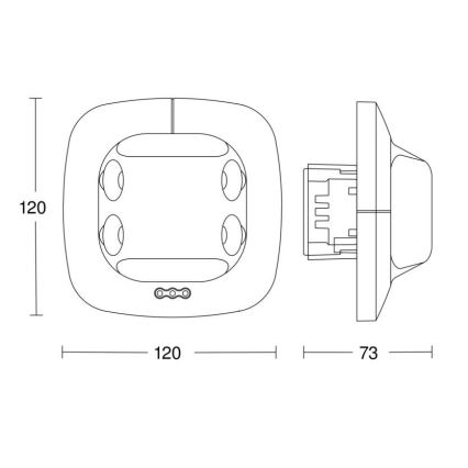 Steinel 057466 - Detektor prisotnosti Dual US DALI-2 bel