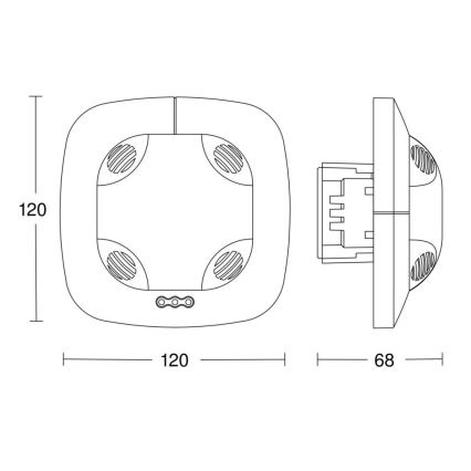 Steinel 057473 - Detektor prisotnosti DualTech DALI-2 bel