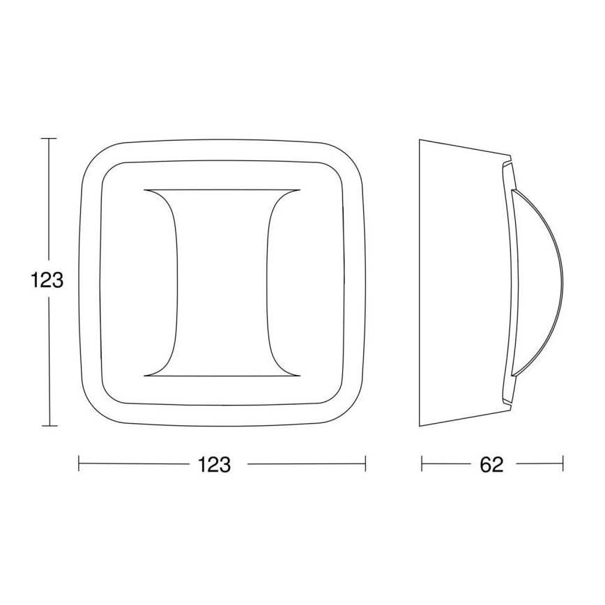 Steinel 057978 - Detektor prisotnosti Hallway COM1 IP54 bel
