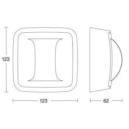 Steinel 057992 - Detektor prisotnosti Hallway COM2 IP54 bel