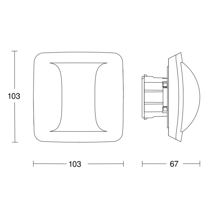 Steinel 058005 - Detektor prisotnosti Hallway COM2 bel