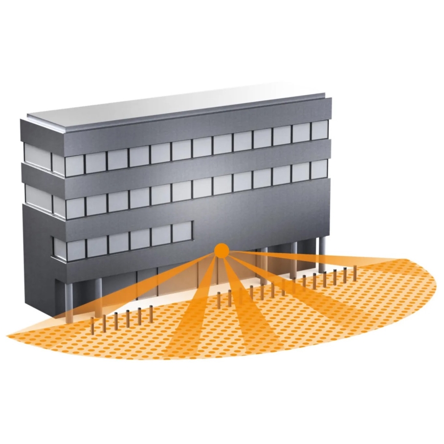 Steinel 058135 - Detektor gibanja IS 3180 V3 KNX IP54 kvadraten bel