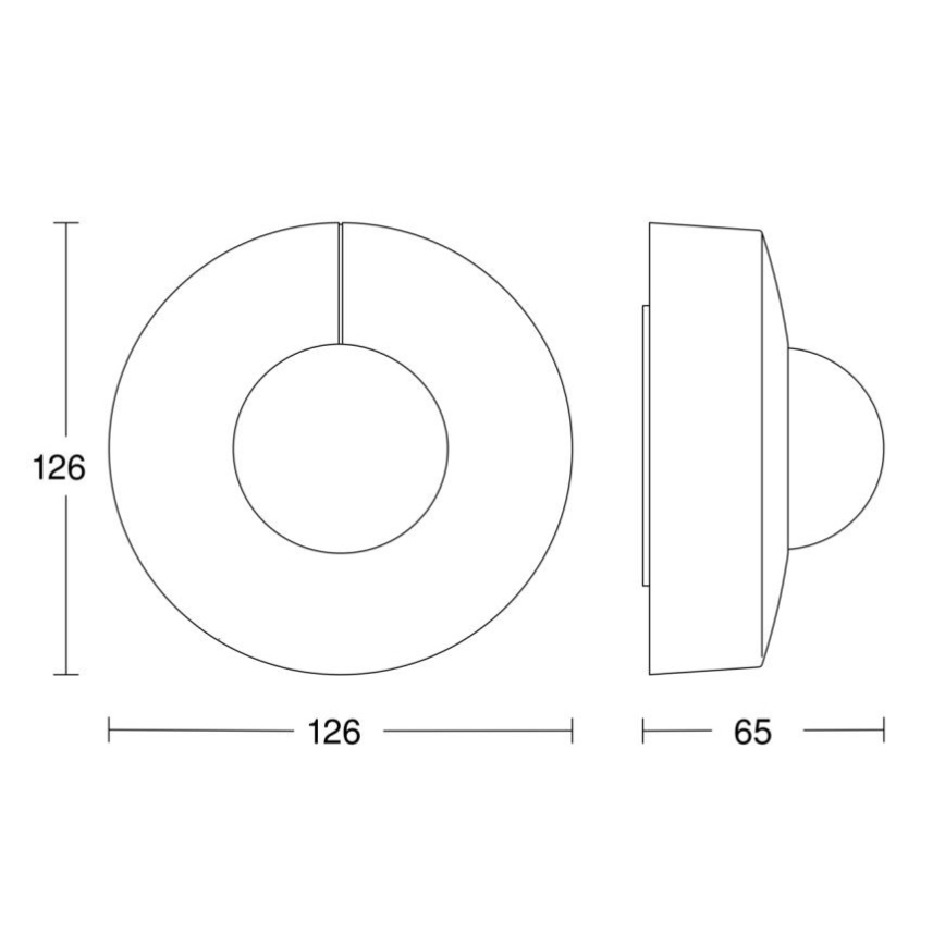 Steinel 058272 - Senzor gibanja IS 345 V3 KNX IP54 okrogla bela