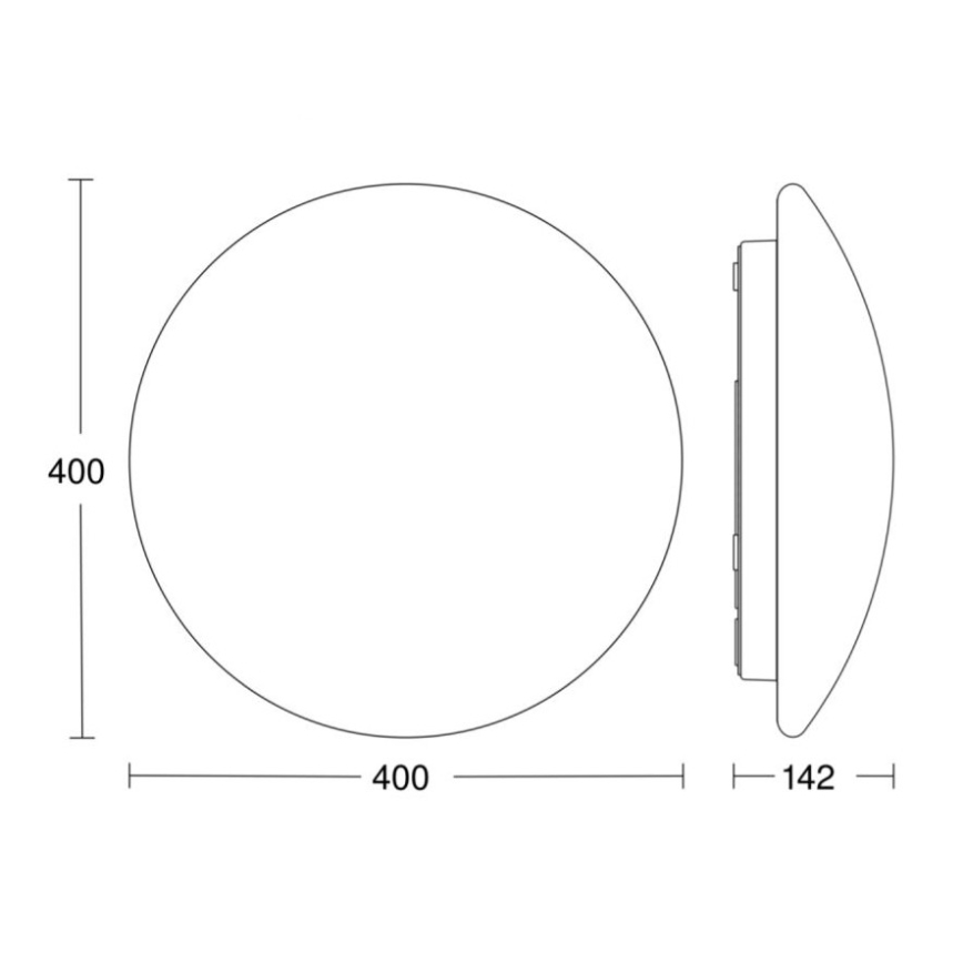 STEINEL 058609 - LED Kopalniška stropna svetilka s senzorjem RS PRO LED/19,5W/230V 3000K IP54