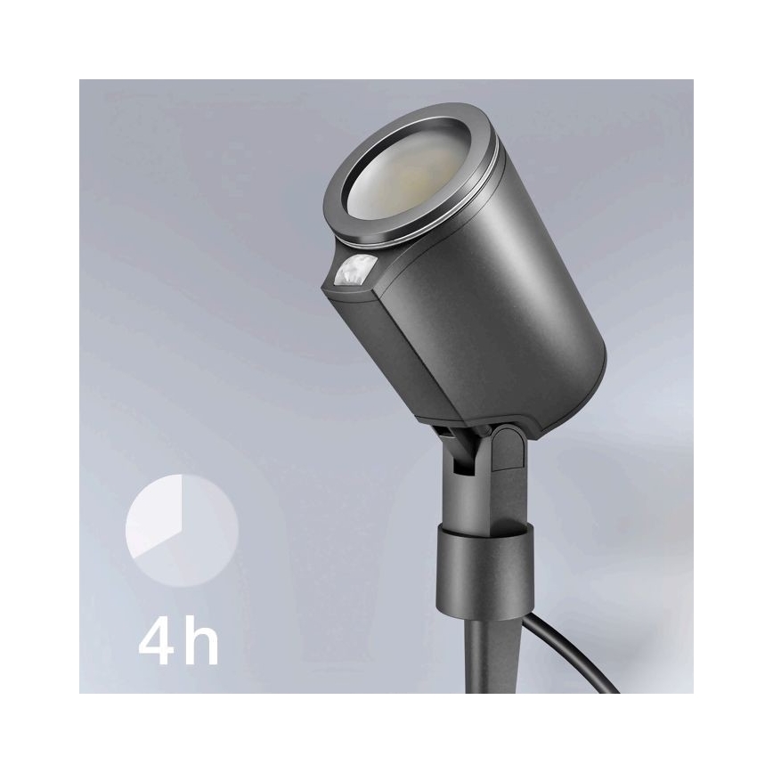 STEINEL 058685 – LED Zunanja svetilka s senzorjem SPOT GARDEN 1×GU10/7W/230V IP44